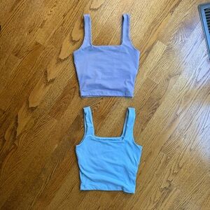 Hollister Square Neck Tank - sold as set of 2, Women’s size XXS